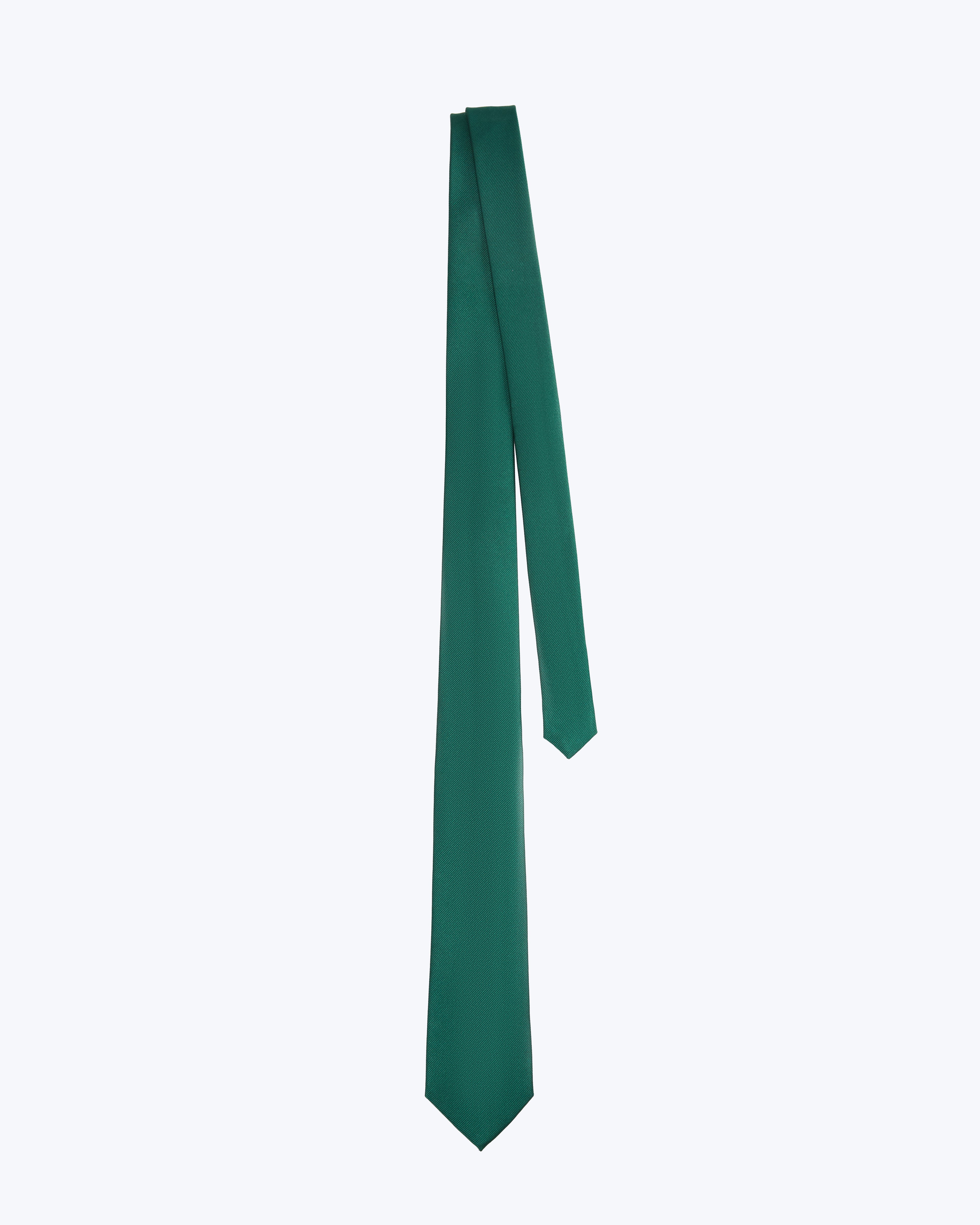 Twill Silk Tie - Forest Green