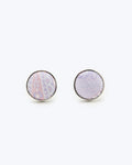 Paisley Silk Cufflinks - Lavender