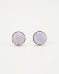 Paisley Lavender Silk Cufflinks - KNOTTERY & CO. Cufflinks