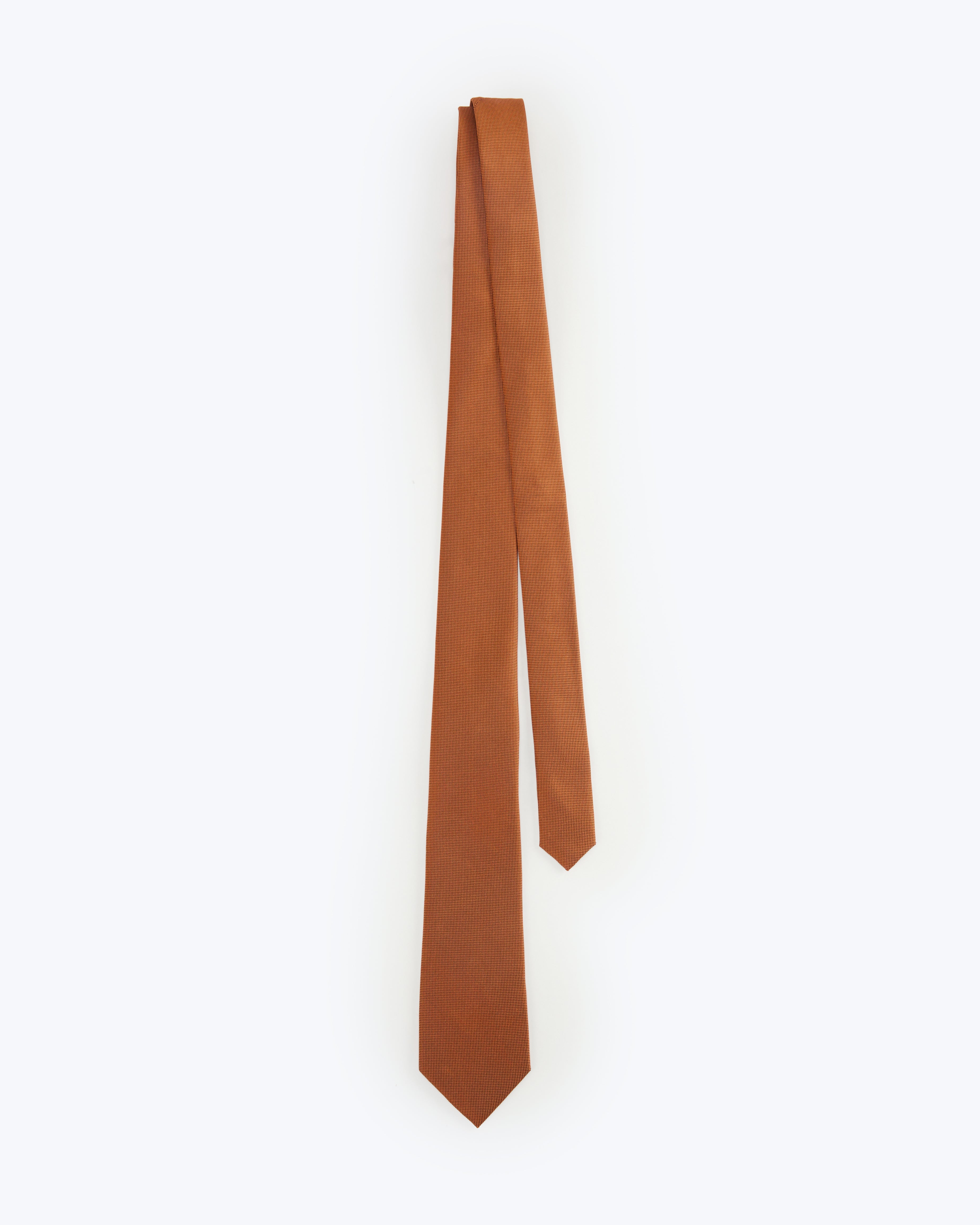 Twill Silk Tie - Cinnamon