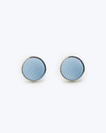 Twill Silk Cufflinks - Sky Blue