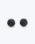 Marble Cloud Silk Cufflinks - Black