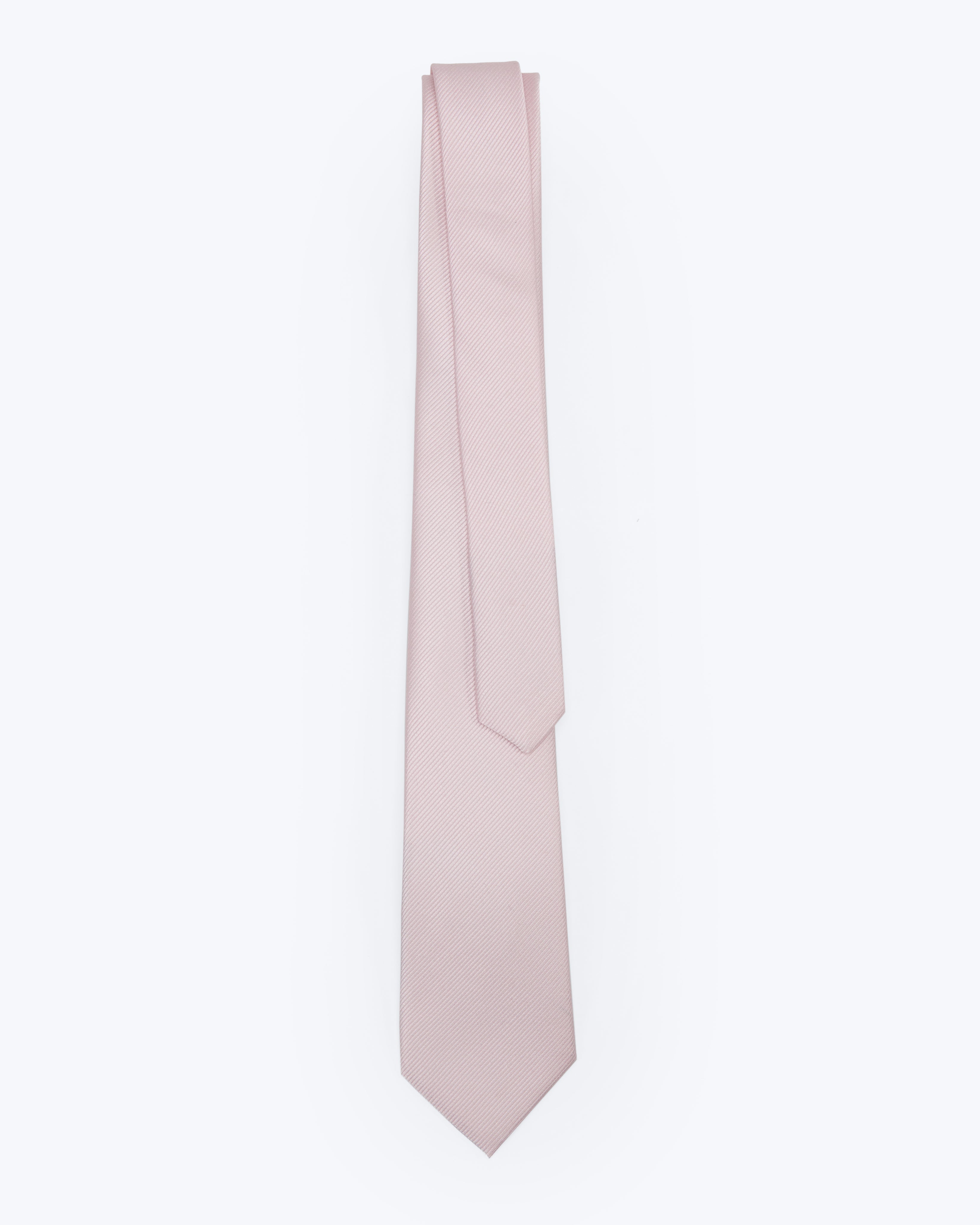Twill Pink Silk Tie - KNOTTERY & CO. Silk Tie