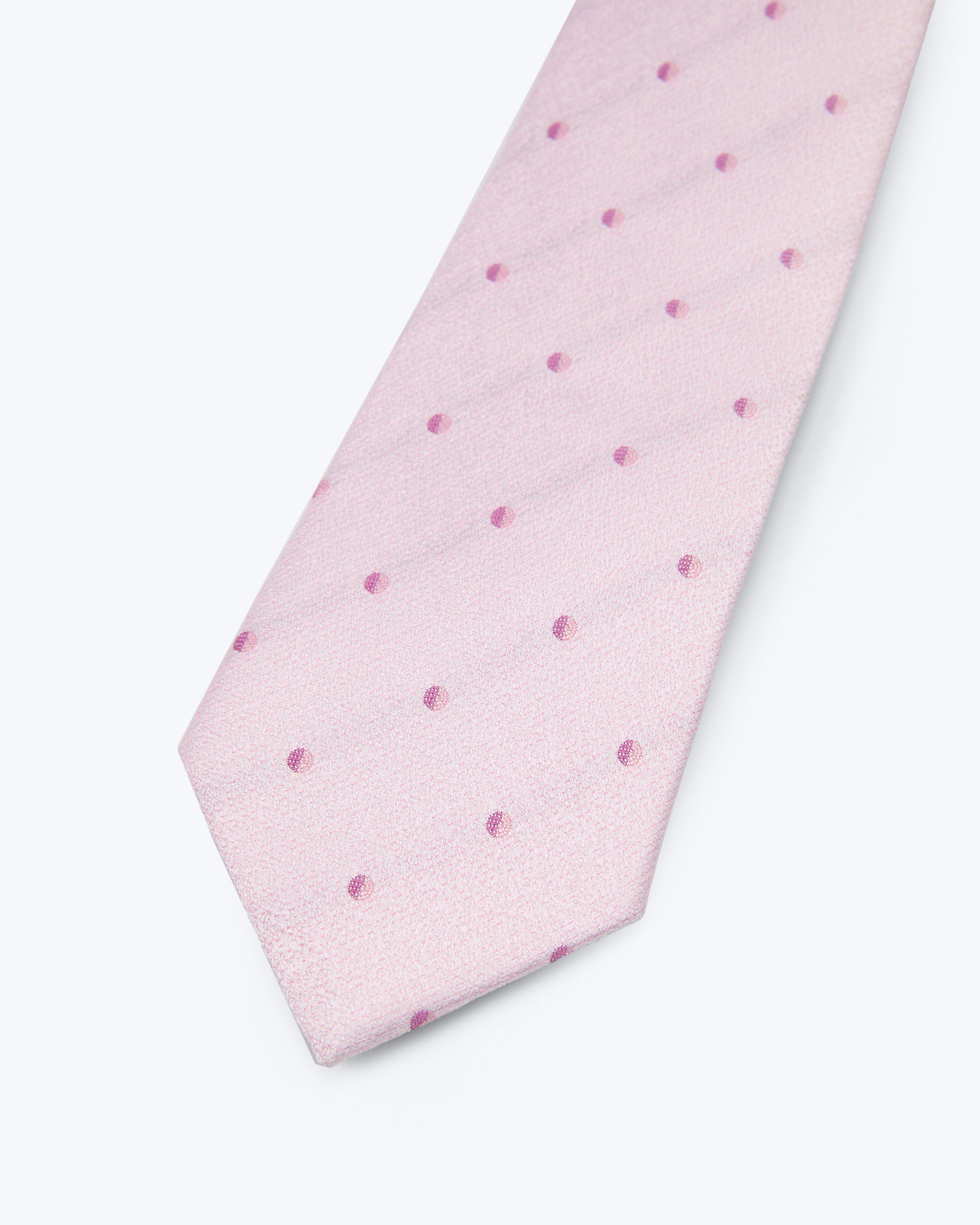Petal Dot Blush Silk Tie - KNOTTERY & CO. Silk Tie