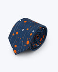Constellation Dot Navy Silk Tie - KNOTTERY & CO. Silk Tie
