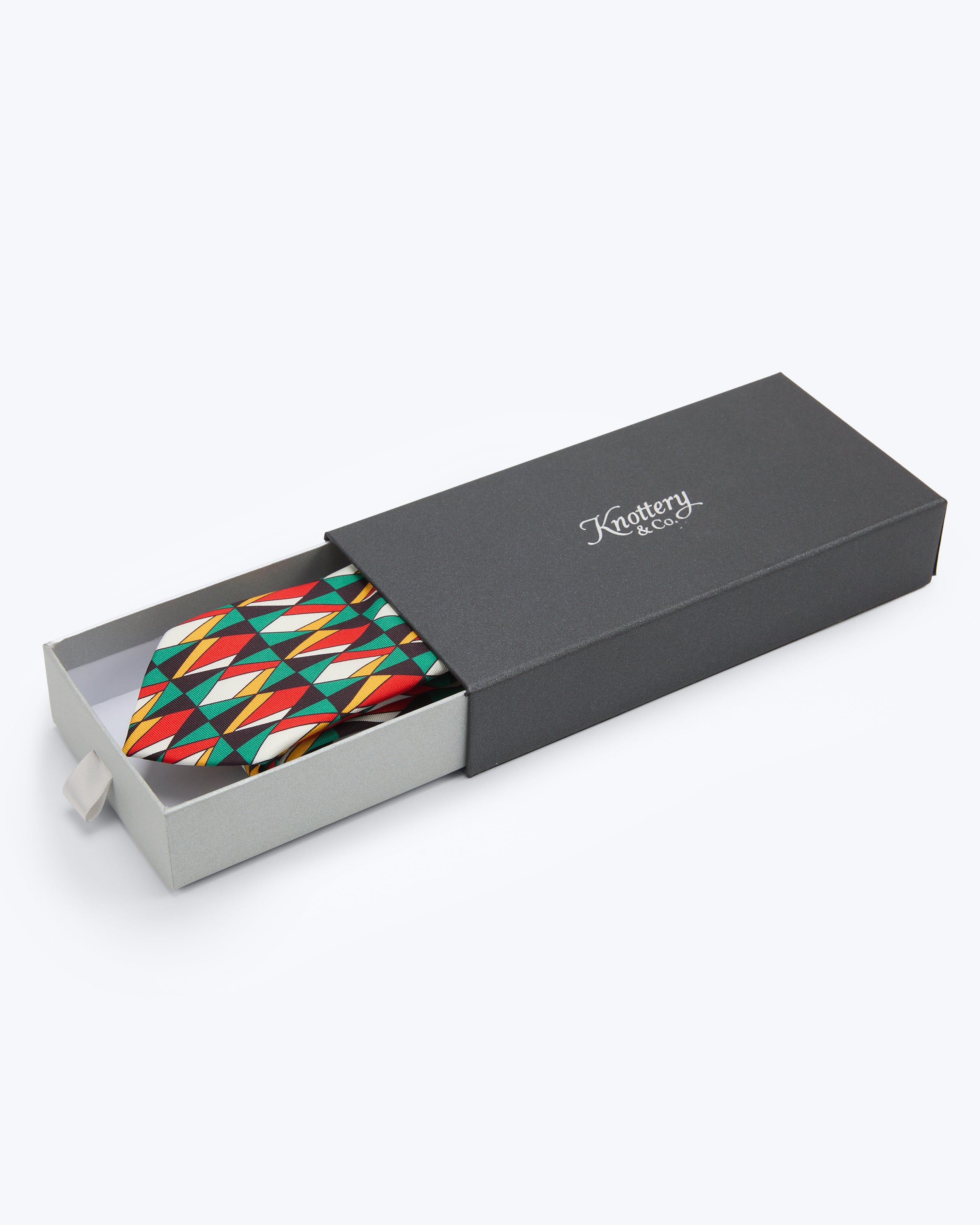 Heritage Prism Multicolor Silk Tie - KNOTTERY & CO. Silk Tie