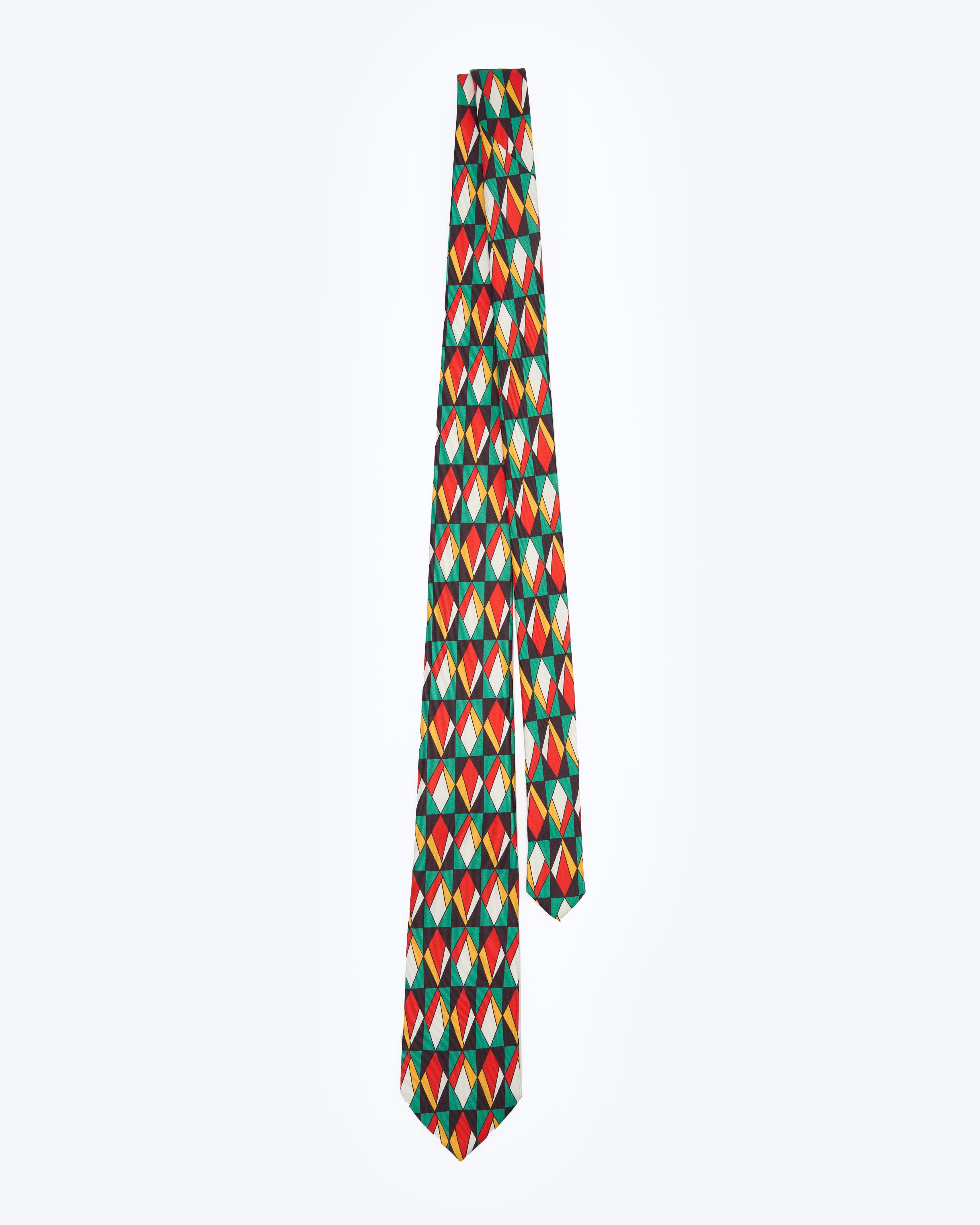 Heritage Prism Multicolor Silk Tie - KNOTTERY & CO. Silk Tie