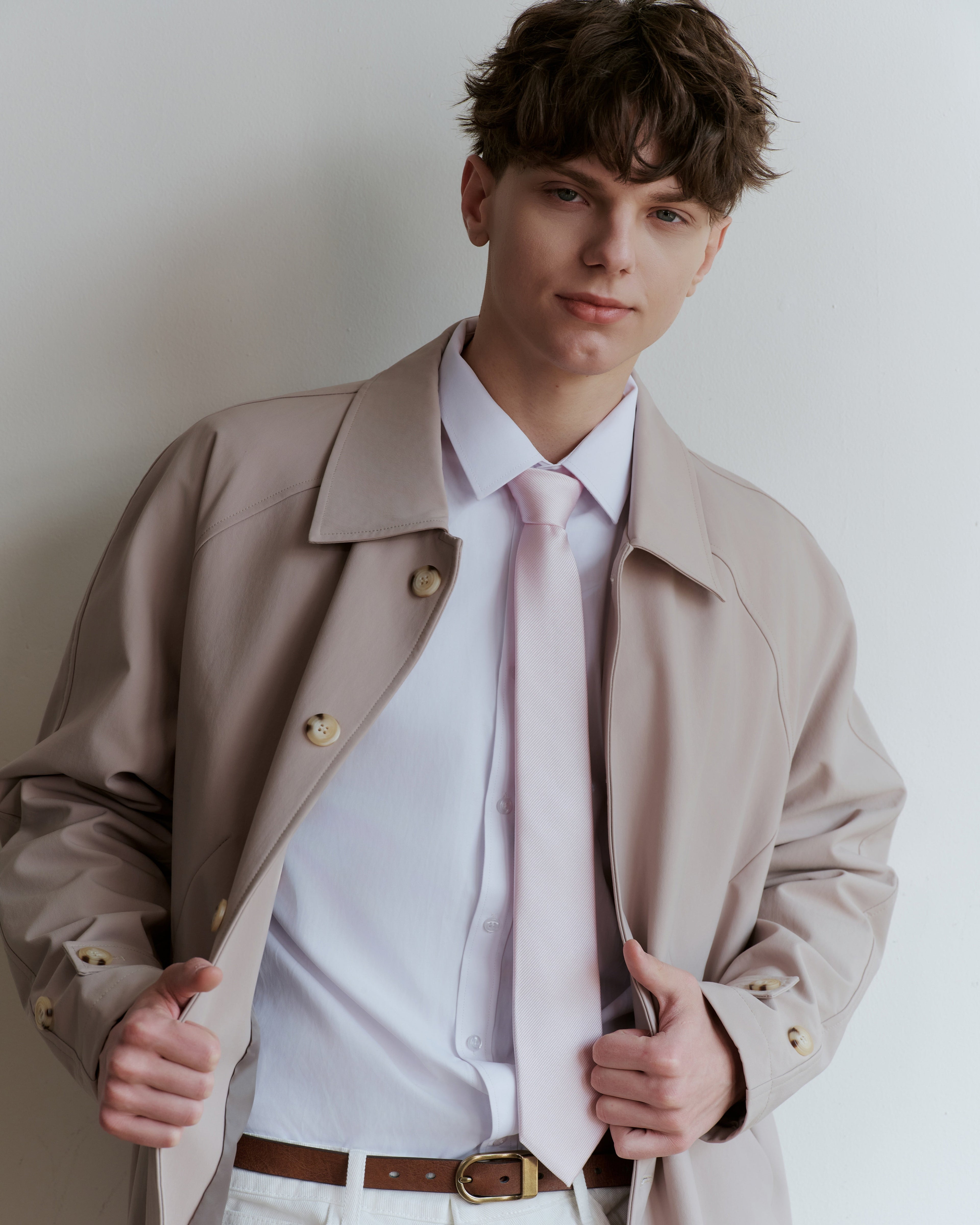 Twill Silk Tie - Pink