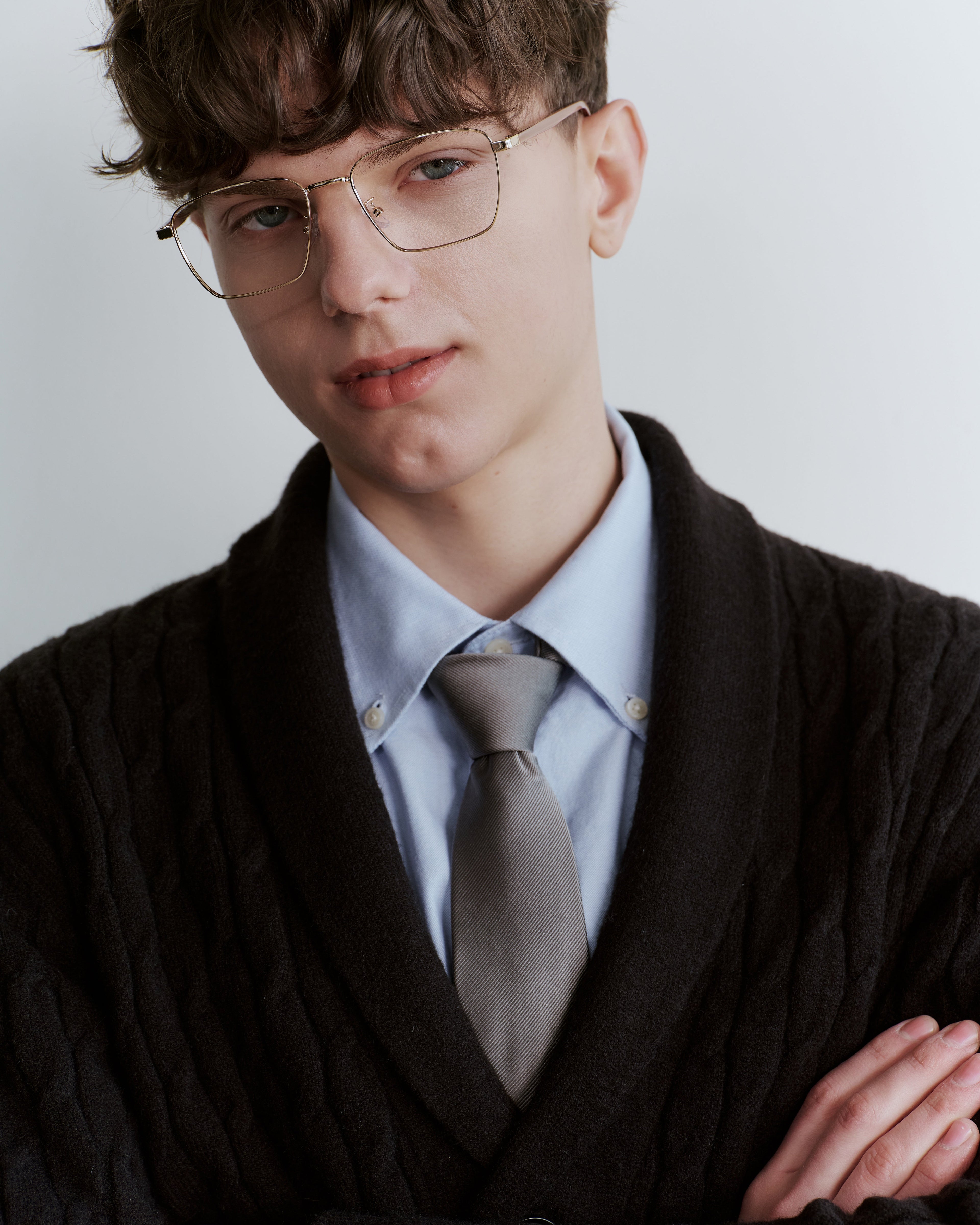 Twill Silk Tie - Grey