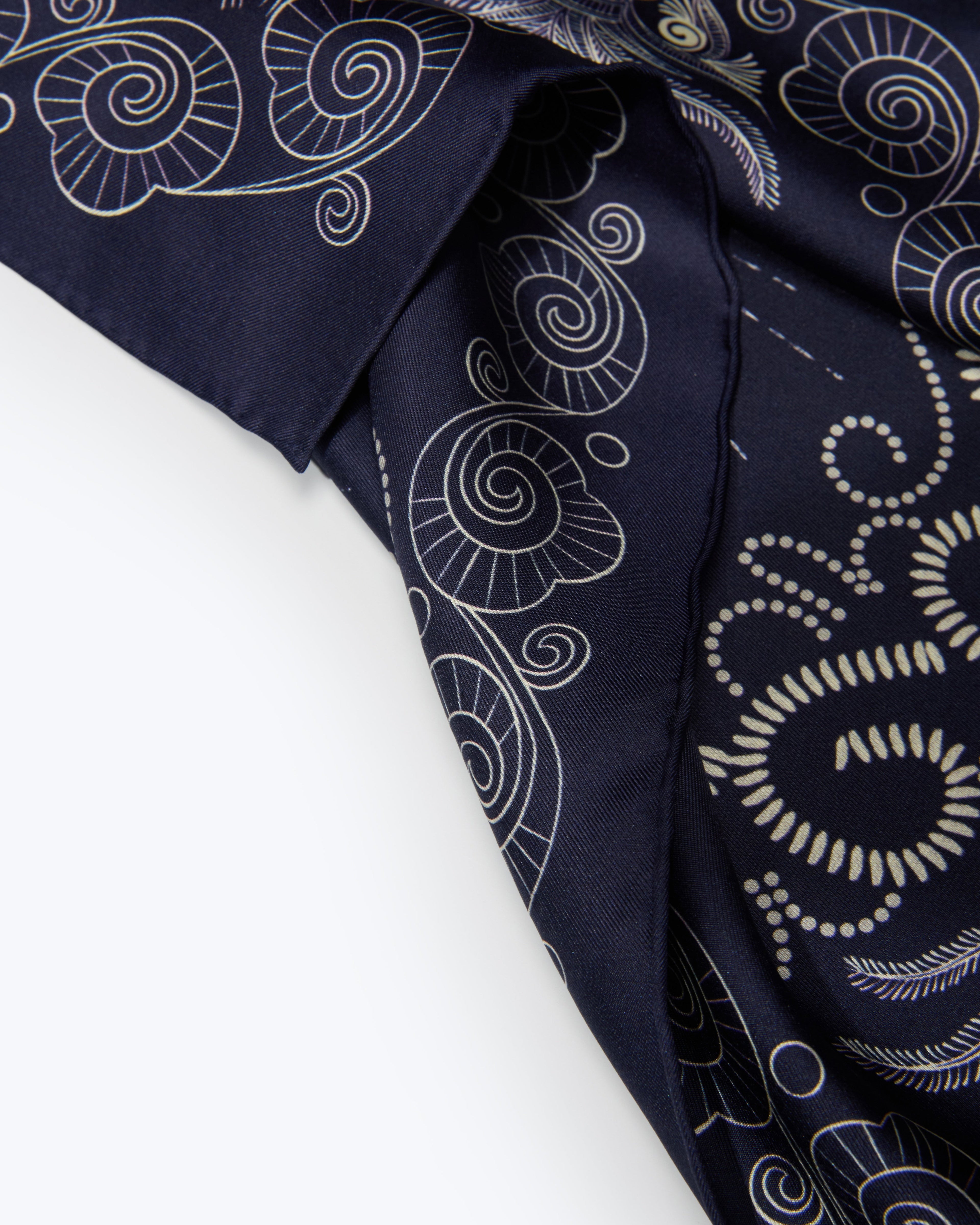 Equestrian Dreams Silk Bandana - Navy
