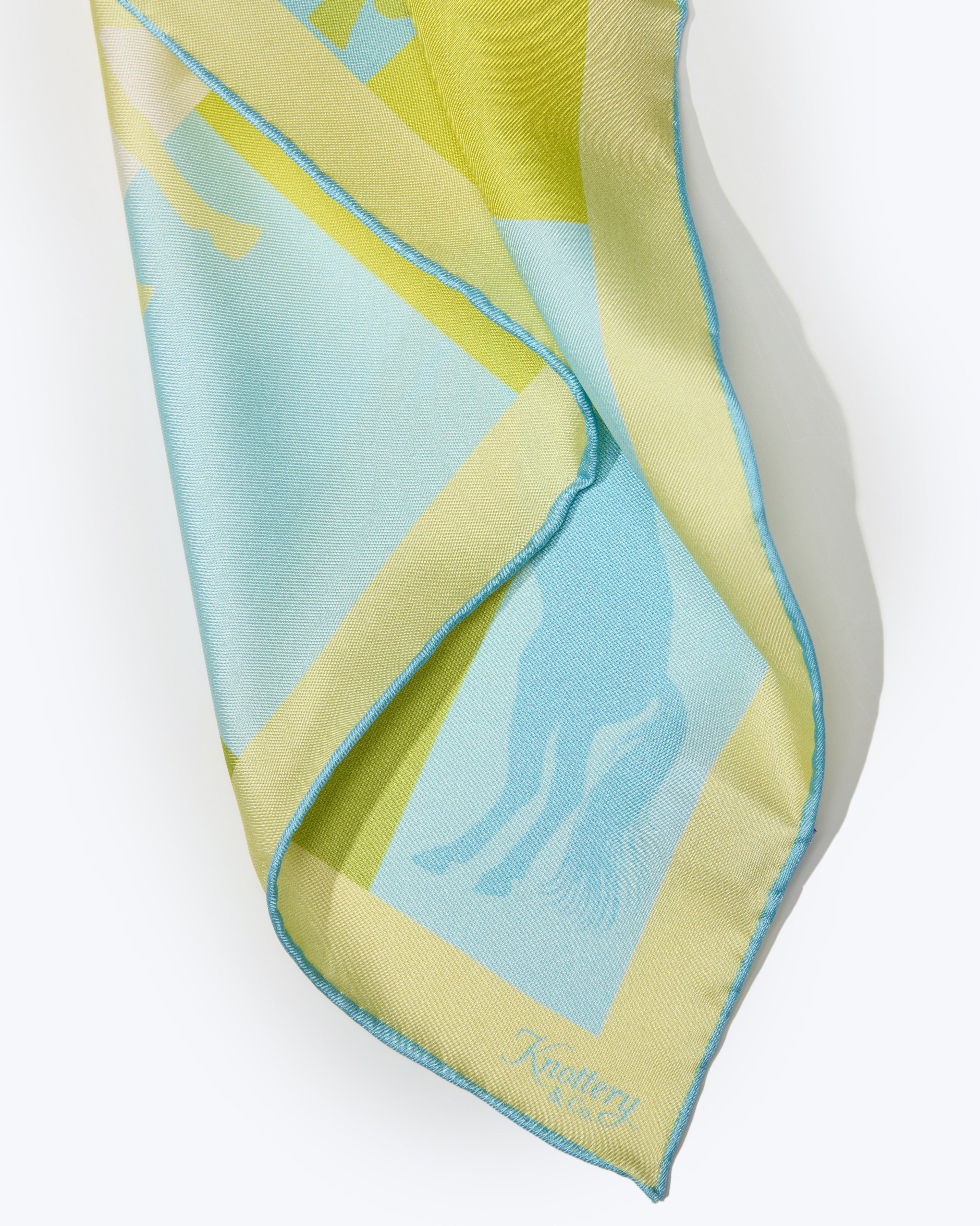Cavalier Silk Bandana - Sky Blue