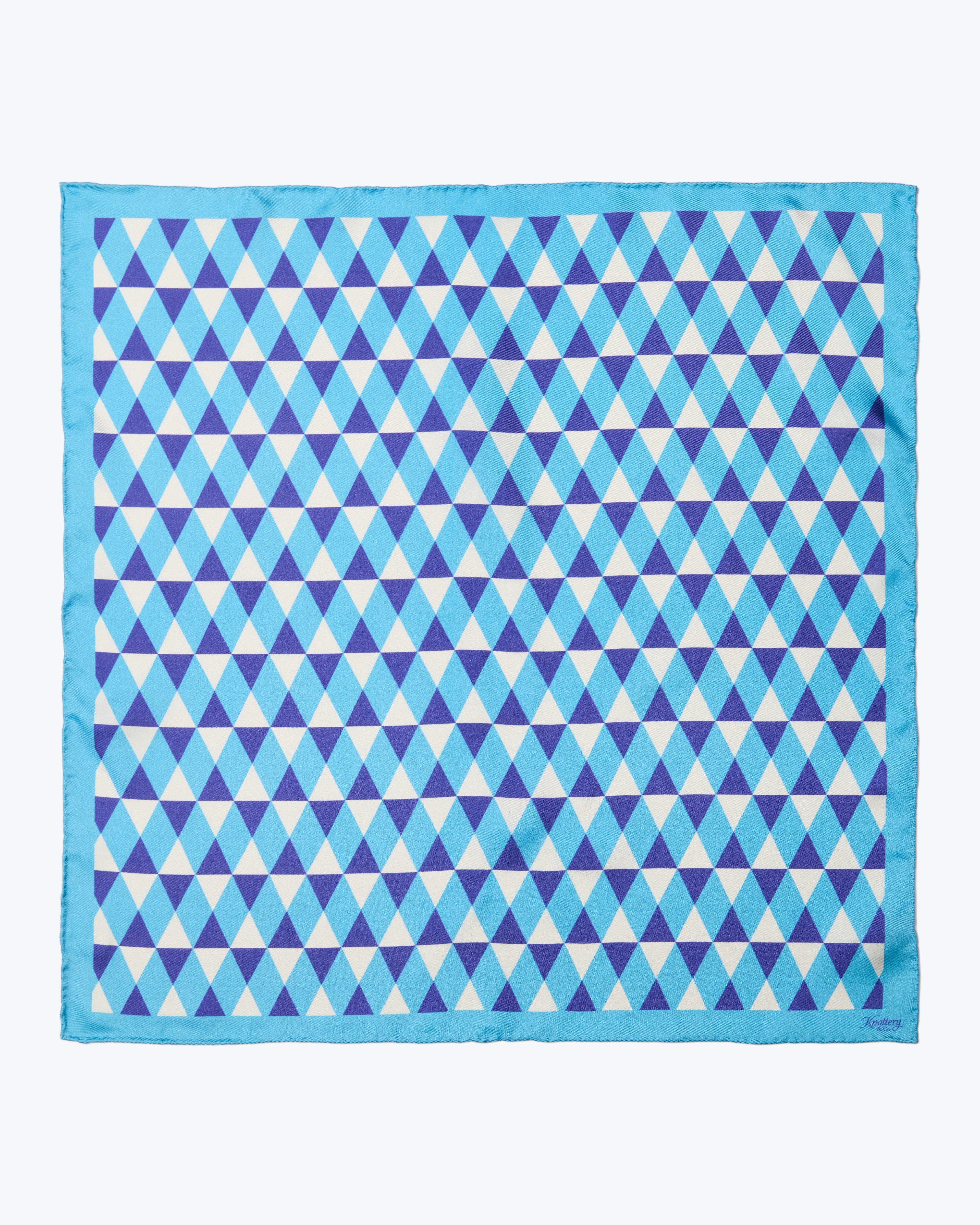 Diamond Silk Bandana - Sky Blue