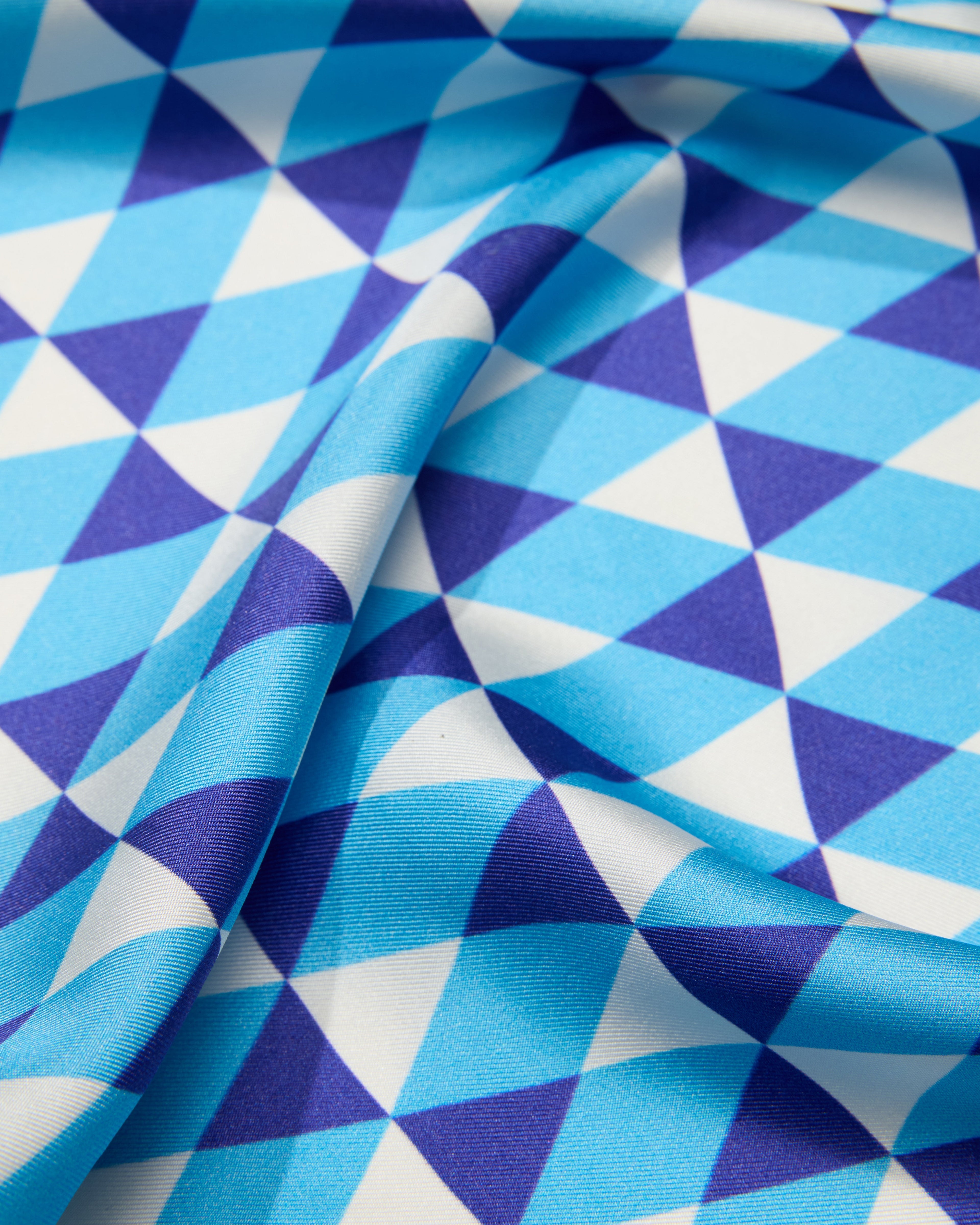 Diamond Silk Bandana - Sky Blue