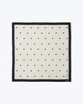 Dapper Dots Silk Twill Pocket Square - Yellow