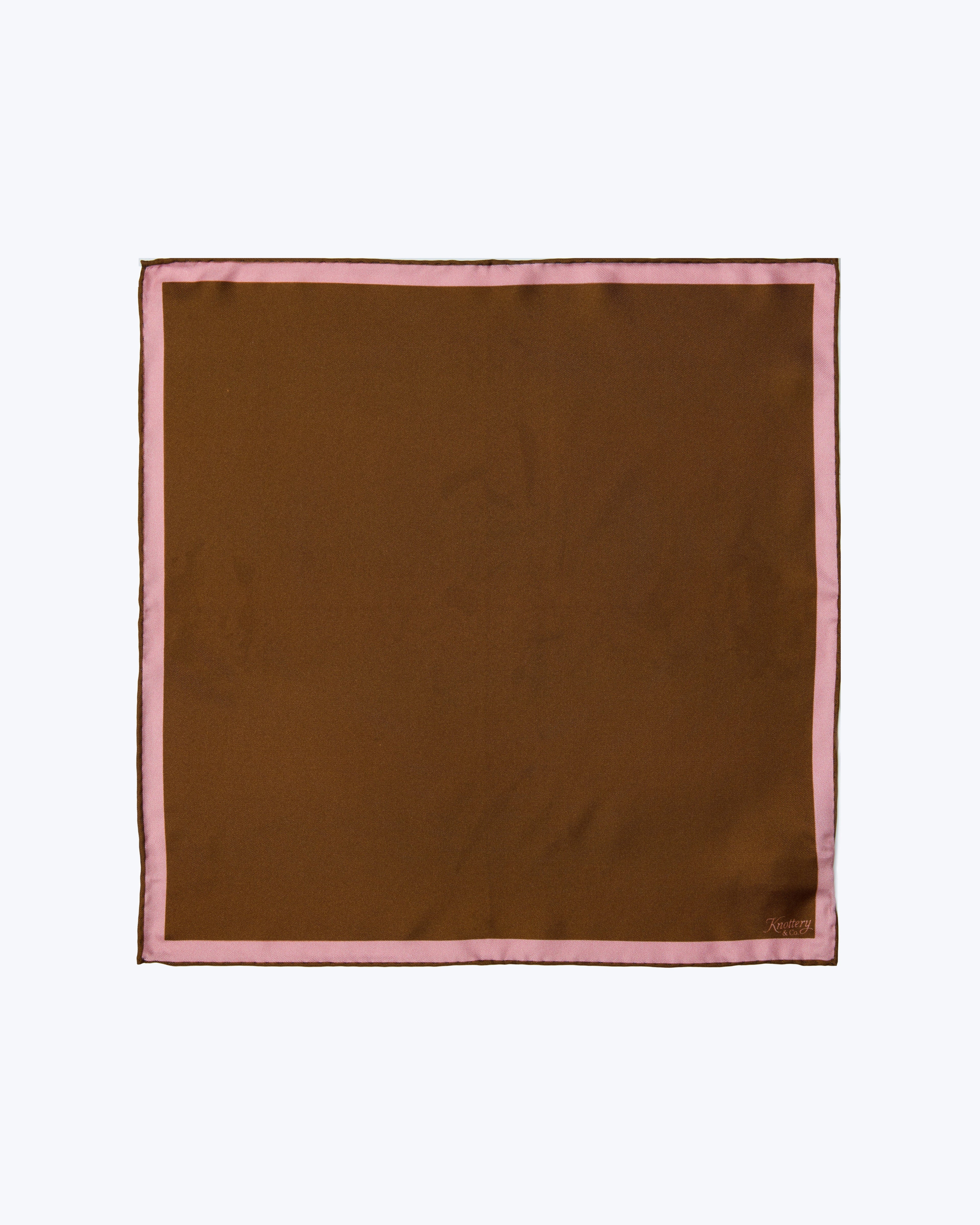 Sophistique Silk Pocket Square - Mocha