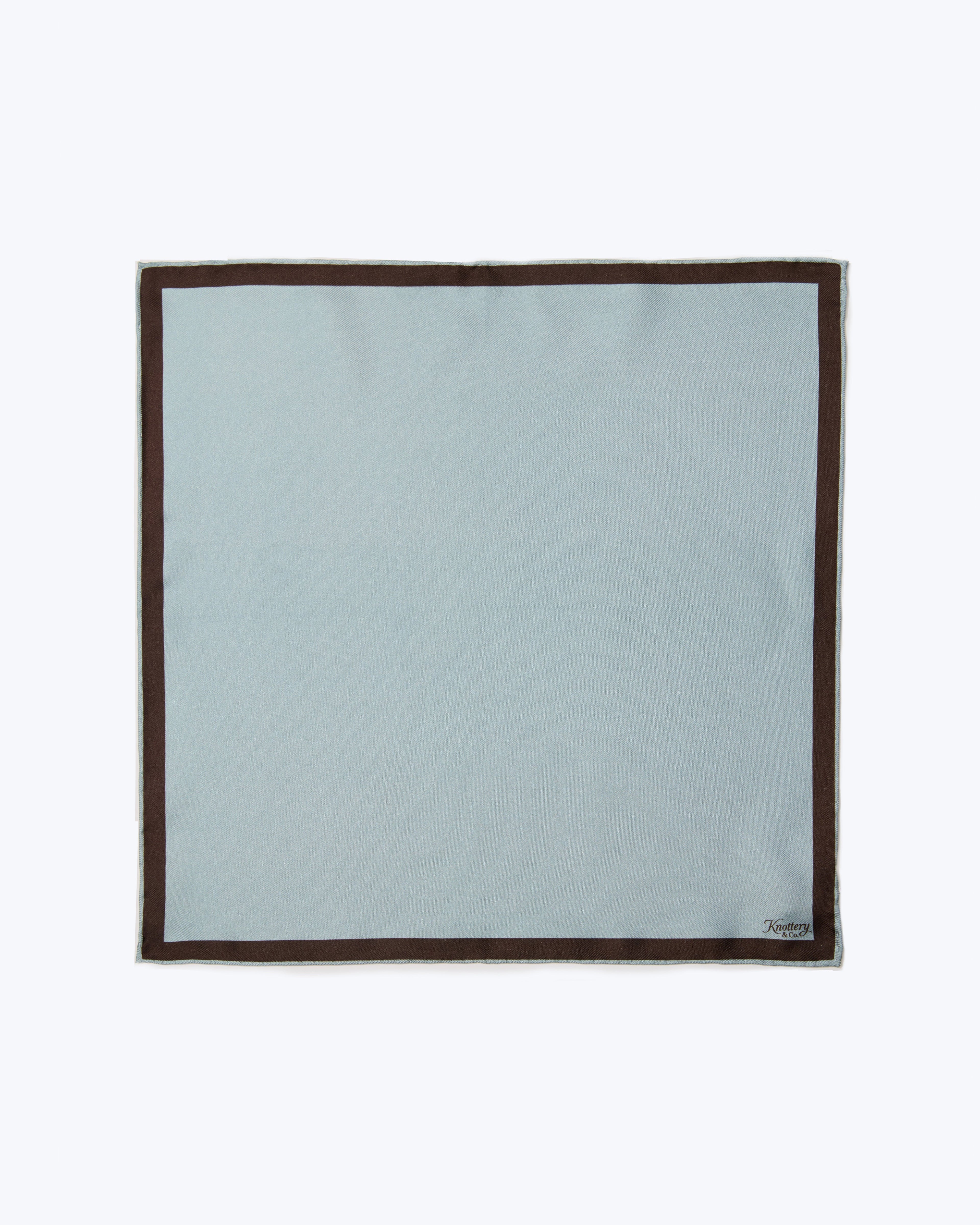 Sophistique Silk Pocket Square - Slate Blue