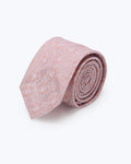 Sakura Leno Silk Tie - Pink