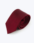 Twill Silk Tie - Red
