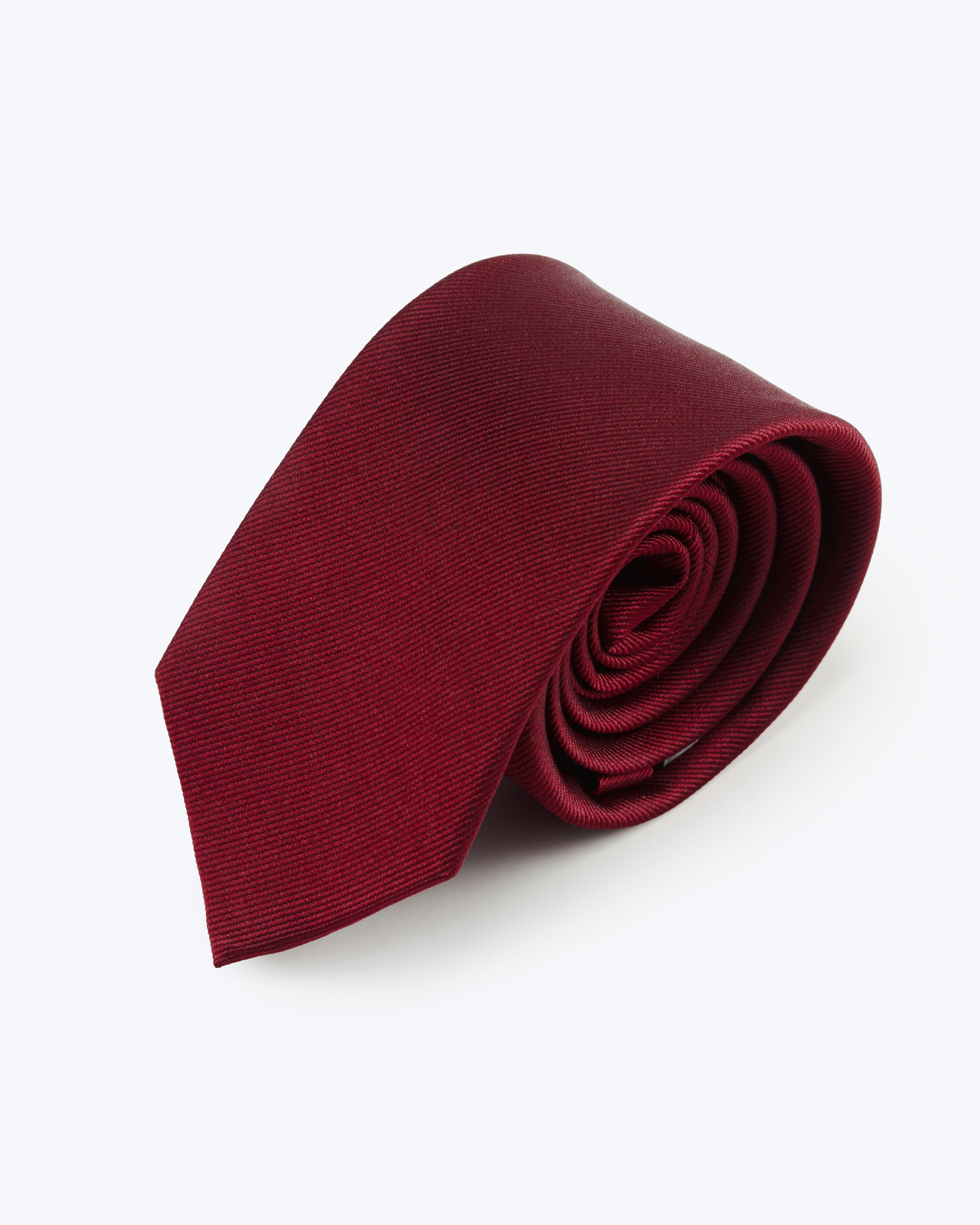 Twill Silk Tie - Red