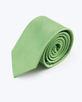 Twill Apple Green Silk Tie - KNOTTERY & CO. Silk Tie