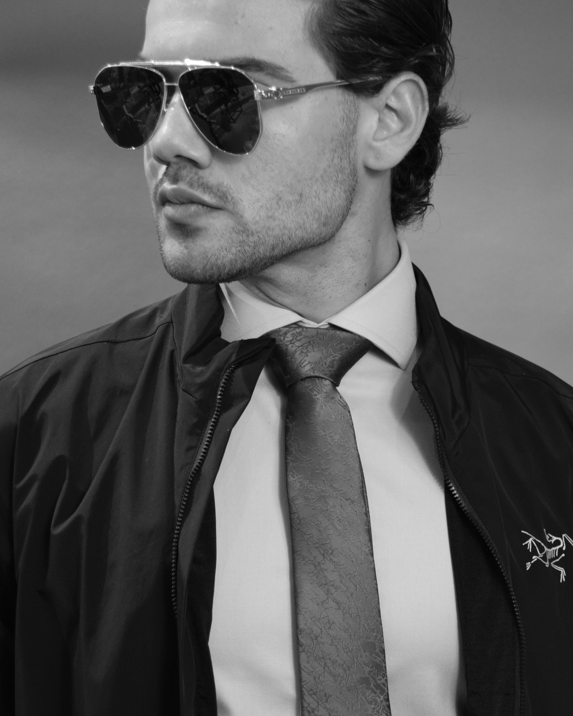 Jacquard Navy Silk Tie - KNOTTERY & CO. Silk Tie