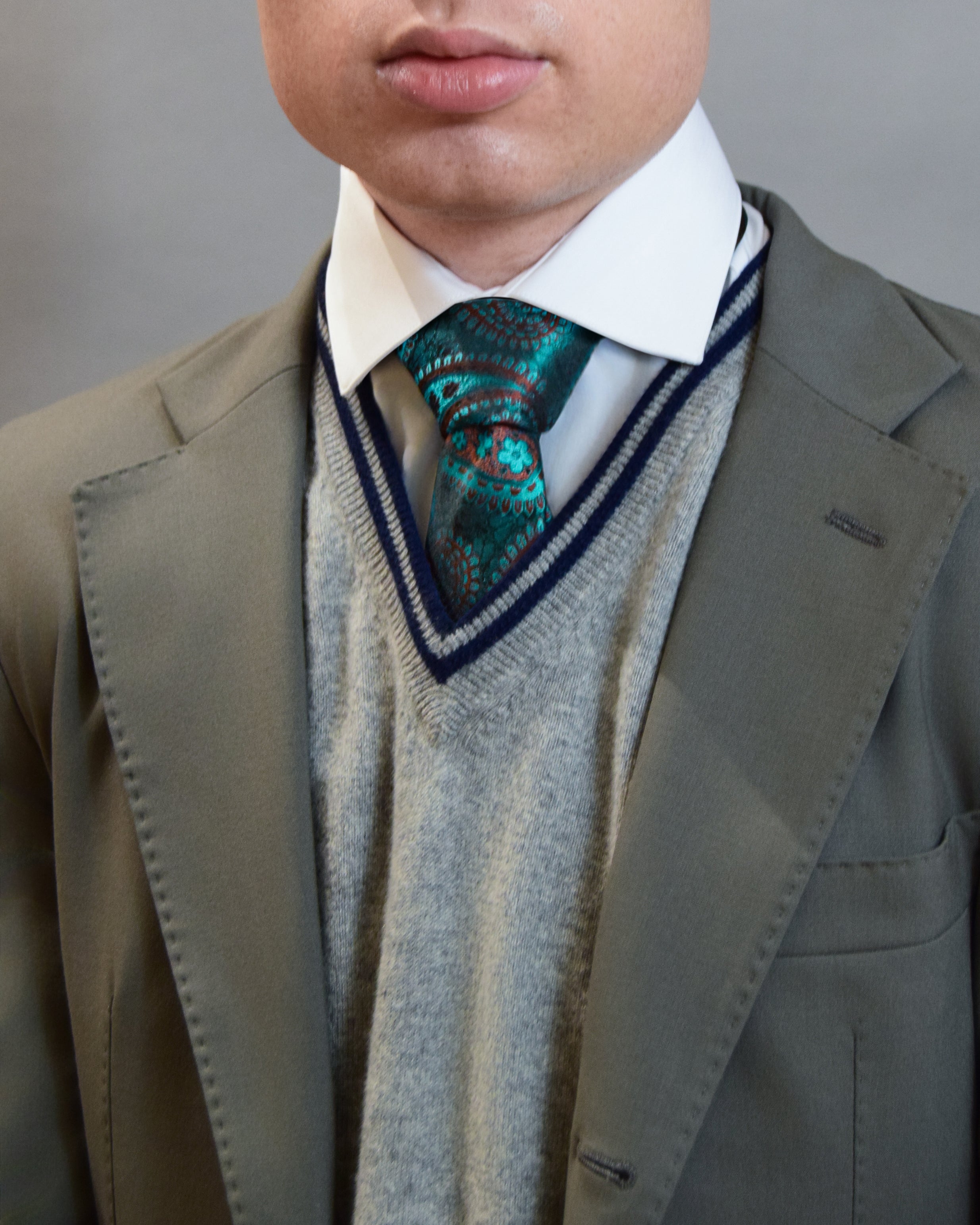 Ornate Paisley Silk Tie - KNOTTERY & CO. Silk Tie